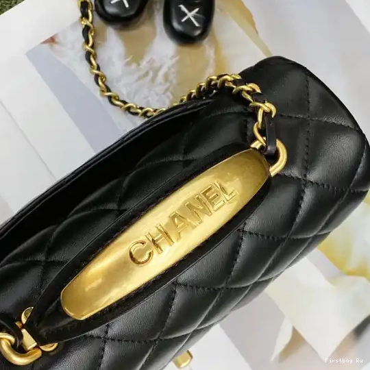 Firstbag Ru FLAP WITH HANDLE TOP BAG CHANEL MINI 0502